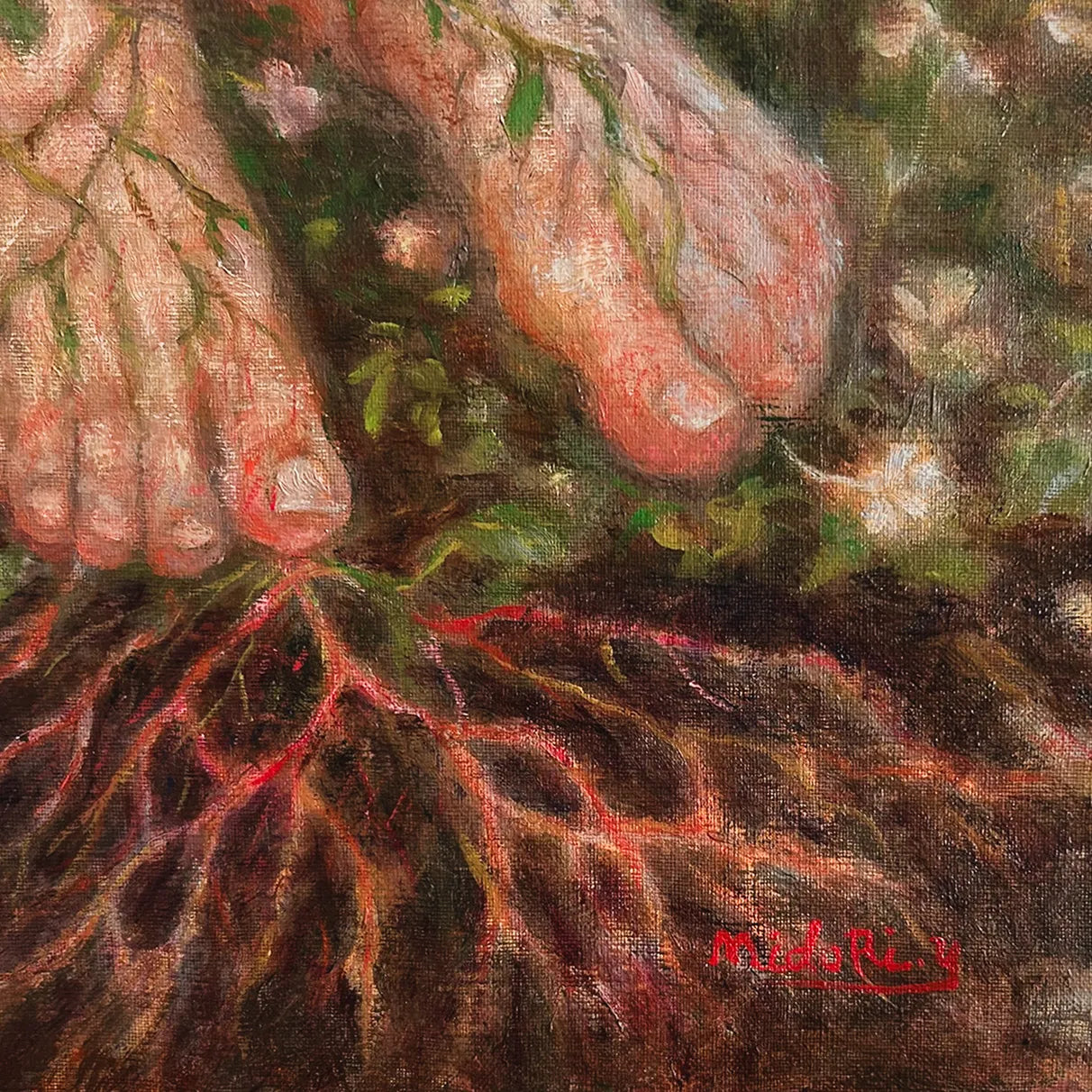 “ふれあう感触”